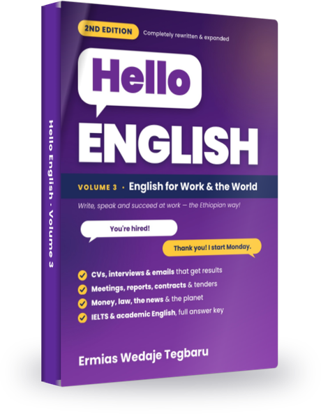 Cover of Hello English, volume 3